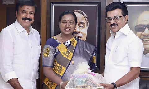 முதல்முறையாக திமுக கூட்டணியில் தேமுதிக - அண்ணா அறிவாலயத்தில் பிரேமலதா!