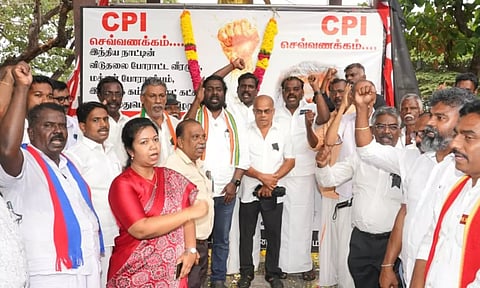 நல்லக்கண்ணு மறைவு: அனைத்து கட்சி சார்பில் இரங்கல் கூட்டம்- விஜய் வசந்த பங்கேற்பு