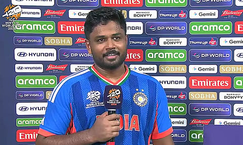 டி20 உலகக் கோப்பை: வெற்றிக்கு பிறகு சஞ்சு சாம்சன் கூறியது என்ன?