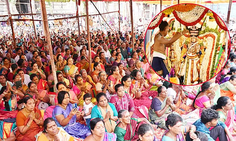திருவொற்றியூர் வடிவுடையம்மன் கோவிலில் கல்யாண சுந்தரர் திருக்கல்யாணம் கோலாகலம்
