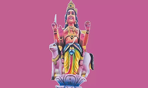 குபேரனின் செல்வ தேவதையான 'சங்கநிதி'