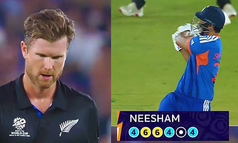 T20 World Cup Final | கடைசி ஓவரில் 24 ரன் விளாசிய ஷிவம் துபே- நியூசிலாந்துக்கு 256 ரன்கள் இமாலய இலக்கு