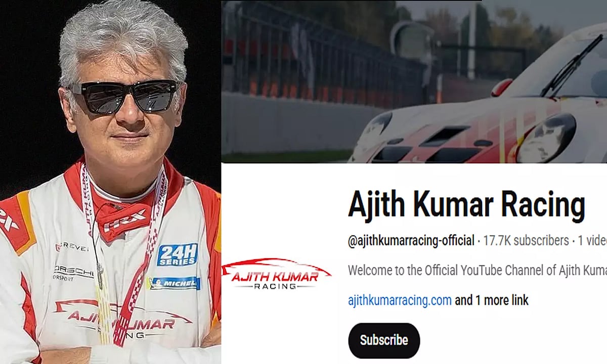 Ajith Kumar Racing..! புதிதாக யூ டியூப் சேனலை தொடங்கிய அஜித்