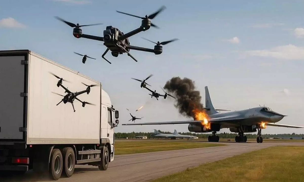 Operation Spider Web: ரஷியா மீது உக்ரைன் மிகப்பெரிய டிரோன் தாக்குதல் ...