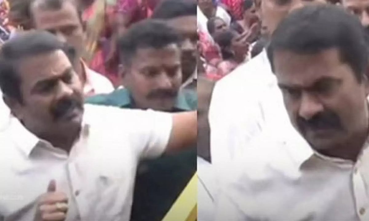 சென்னையில் சீமான் திடீர் கைது