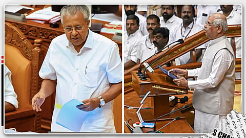 CM Pinarayi Vijayan and Rajendra Arlekar Governor of Kerala