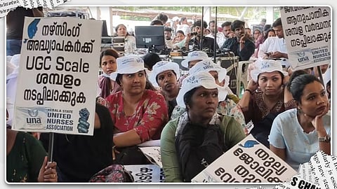 'മാലാഖ പദവിയല്ല, ന്യായമായ ശമ്പളമാണ് വേണ്ടത്'; വേതന വർദ്ധനവ് ആവശ്യപ്പെട്ട് സമരത്തിനിറങ്ങി സ്വകാര്യ മേഖലയിലെ നഴ്സുമാർ 
