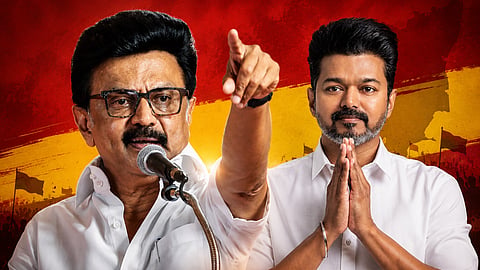 'തിരഞ്ഞെടുപ്പിൽ കണ്ടത് സിനിമാ സുനാമി, പുതിയ 'കളിപ്പാട്ട'ത്തോടുള്ള ആവേശം വൈകാതെ കെട്ടണയും'; ടിവികെ 5 വർഷം തികയ്ക്കില്ലെന്ന് സ്റ്റാലിന്റെ മുന്നറിയിപ്പ്