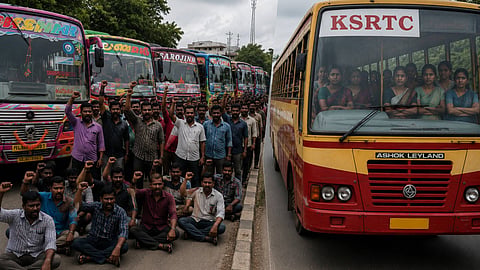'സര്‍ക്കാര്‍ ഭാഗികമായി ഏറ്റെടുക്കണം, അല്ലെങ്കില്‍ സമരം', സ്ത്രീകള്‍ക്ക് സൗജന്യ യാത്ര അനുവദിക്കാം; പുതിയ ഫോര്‍മുലയുമായി സ്വകാര്യ ബസ്സുടമകള്‍