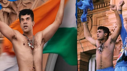 സൗരവ് ഗാംഗുലിയായി രാജ്‌കുമാർ റാവു; ലോർഡ്സിലെ ഐതിഹാസിക നിമിഷം ഓർമിപ്പിച്ച് 'ദാദ' ഫസ്റ്റ് ലുക്ക്
