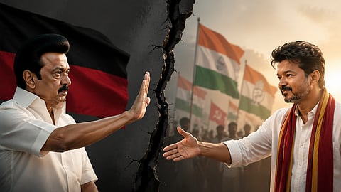 തമിഴ്‌നാട്ടിൽ കേരള മോഡൽ വിലപ്പോവില്ല; വിജയ്‌യുമായി ദേശീയ തലത്തിൽ സഖ്യത്തിനില്ലെന്ന് വ്യക്തമാക്കി ഡിഎംകെ