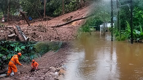 സംസ്ഥാനത്ത് അതിശക്തമായ മഴ: ഇടുക്കിയിലും കോട്ടയത്തും ഉരുള്‍പൊട്ടല്‍, ഒരു മരണം; ജാഗ്രതാ നിർദേശം