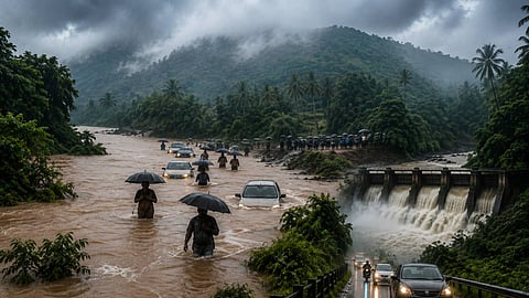സംസ്ഥാനത്ത് കനത്ത് മഴ; അണക്കെട്ടുകള്‍ തുറന്നു, വിനോദസഞ്ചാര കേന്ദ്രങ്ങള്‍ അടച്ചു, ഒമ്പത് ജില്ലകളില്‍ റെഡ് അലര്‍ട്ട്