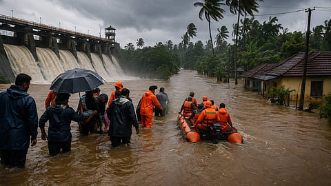 സംസ്ഥാനത്ത് മഴക്കെടുതി രൂക്ഷം; എല്ലാ ജില്ലകളിലും യെല്ലോ അലര്‍ട്ട്, ആറ് ഡാമുകളില്‍ റെഡ് അലര്‍ട്ട്, ജാഗ്രതയില്‍ കേരളം