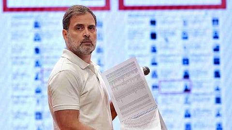 'ഗ്യാനേഷ് കുമാര്‍ രാജ്യദ്രോഹി, മോദിക്കും അമിത്ഷായ്ക്കുമെതിരെ അന്വേഷണം വേണം'; ആഞ്ഞടിച്ച് രാഹുല്‍ ഗാന്ധി
