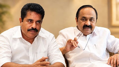 'നയപരമായ തീരുമാനങ്ങൾ 
പാർട്ടിയിൽ ചർച്ച നടക്കാറുണ്ട്'; അടൂർപ്രകാശിനെ തള്ളി 
വി‍ ഡി സതീശൻ, തുടരുന്ന അസ്വാരസ്യം