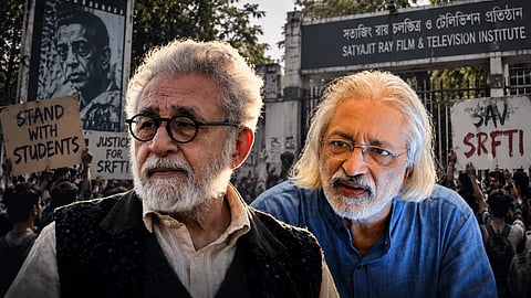 'ഞങ്ങൾ വിദ്യാർഥികൾക്കൊപ്പം’; എസ്ആർഎഫ്ടിഐ സമരത്തിന് പിന്തുണയുമായി നസീറുദ്ദീൻ ഷായും ആനന്ദ് പട്‌വർധനും