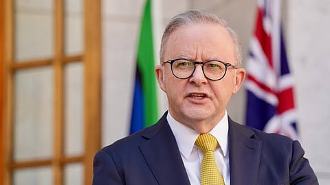 The prime minister Anthony Albenese 