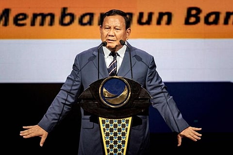 indonesian president prabowo subianto 