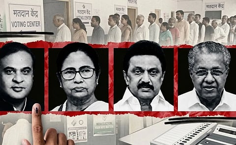 ബം​ഗാൾ, തമിഴ്നാട്, കേരളം ഭരണമാറ്റത്തിലേക്ക്