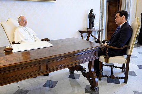  Marco Rubio Visits Pope Leo XIV