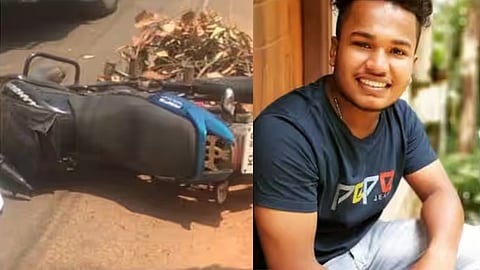 നിയന്ത്രണം വിട്ട ബൈക്ക് ലോറിയുമായി കൂട്ടിയിച്ചു; ബൈക്ക് യാത്രികന് ദാരുണാന്ത്യം