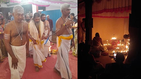 ബദ്‌ലാപ്പൂർ അയ്യപ്പ ക്ഷേത്രത്തിലെ പ്രാണ പ്രതിഷ്ഠയ്ക്ക് തുടക്കമായി