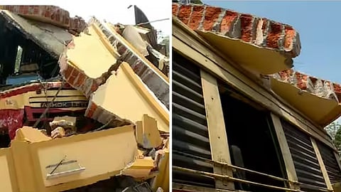 പത്തനംത്തിട്ടയിൽ കെഎസ്ആർടിസി ബസ് കമാനത്തിൽ ഇടിച്ചുക‍യറി; 3 പേർക്ക് ഗുരുതര പരുക്ക്