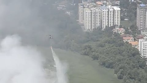 പുകയൊടുങ്ങാതെ കൊച്ചി: ജാഗ്രതാനിർദ്ദേശം