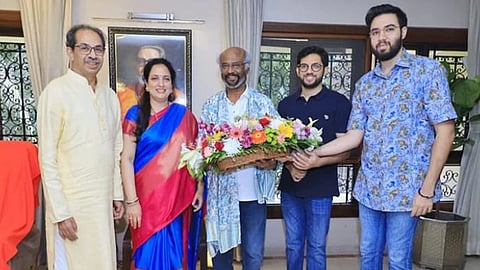 ഉദ്ധവ് താക്കറെയും രജനികാന്തും കൂടിക്കാഴ്ച നടത്തി