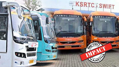 സ്വി​ഫ്റ്റ് സൂ​പ്പ​റി​നൊ​പ്പം സ്വ​കാ​ര്യ ബ​സു​ക​ൾ​ക്കും വേ​ഗം കൂ​ട്ടാം