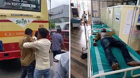 ഓട്ടോ ഡ്രൈവറെ കെ-സ്വിഫ്റ്റ് ബസ് കണ്ടക്‌ടർ മർദിച്ചതായി പരാതി