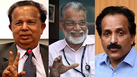 ജി. മാധവൻ നായർ, കെ. രാധാകൃഷ്ണൻ, എസ്. സോമനാഥ്.