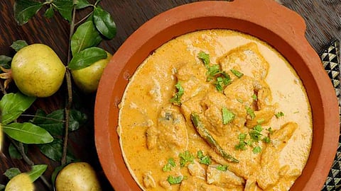 Coconut milk fish curry