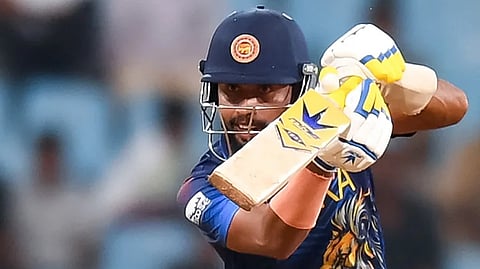 Sadeera Samaravikrama led Sri Lankan chase with a valiant 91* run innigs against Netherlands. 