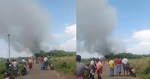 ശിവകാശിയിലെ രണ്ട് പടക്ക നിർമാണശാലകളിൽ തീ പിടിത്തം; 6 പേർ മരിച്ചു 