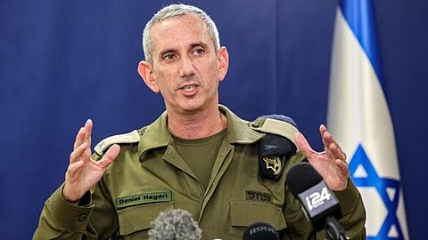 Israeli army spokesman Rear Admiral Daniel Hagari