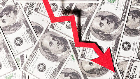 Dollar falls to 2-month lowest value