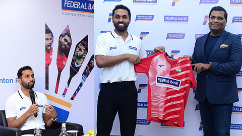 ബാഡ്മിന്‍റന്‍ താരം എച്ച് എസ് പ്രണോയുമായി കൈകോർത്ത് ഫെഡറല്‍ ബാങ്ക്