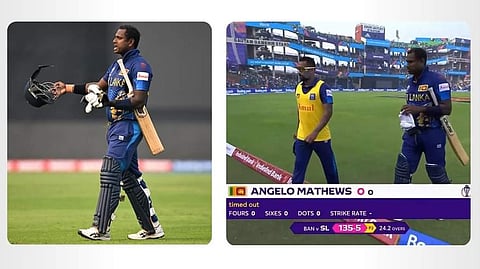 Odisha road safety campaign using Angelo Mathews timed out