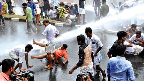 kerala strike march and clashes editorial
