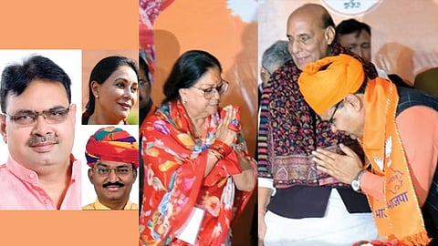 ചി​ത്ര​ത്തി​ൽ പി​ൻ​നി​ര​യി​ൽ, "ചി​ത്രം മാ​റി​യ​പ്പോ​ൾ' മു​ൻ​നി​ര​യി​ൽ