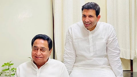 കമൽനാഥും ജിത്തു പട്വാരിയും.
