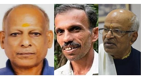 ഇ.പി. നാരായണൻ, സത്യനാരായണ ബലേരി, സദനം ബാലകൃഷ്ണൻ.