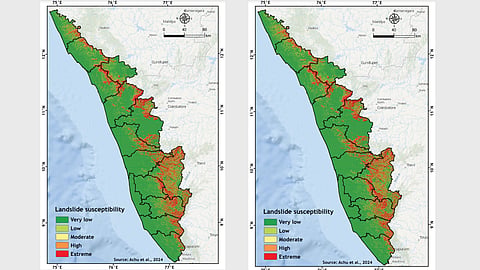 KUFOS scientists have prepared the landslide susceptibility map of Kerala
