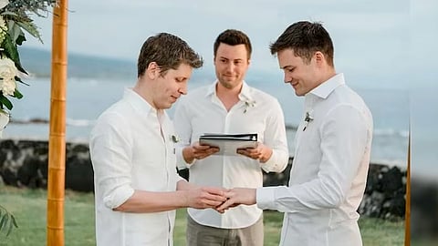 OpenAI CEO Sam Altman has married his partner, Oliver Mulherin