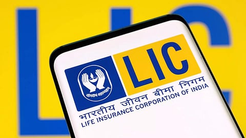 LIC share price at record high
