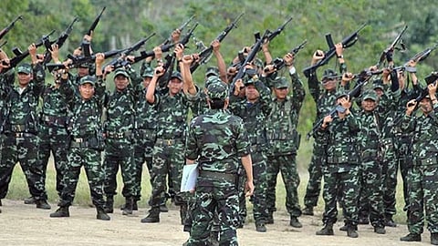 ULFA militants training