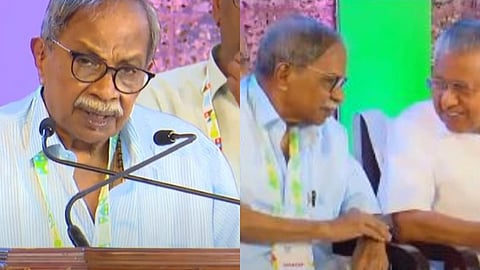 'അധികാരമെന്നാൽ ആധിപത്യമോ സർവാധിപത്യമോ ആയി മാറി';  മുഖ്യമന്ത്രിയെ വേദിയിലിരുത്തി എംടിയുടെ രാഷ്ട്രീയ വിമർശനം