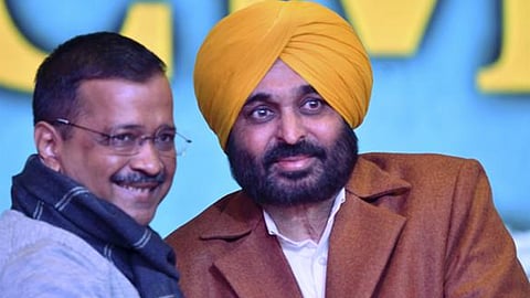  Aravind kejriwal, Bhagwant Mann
